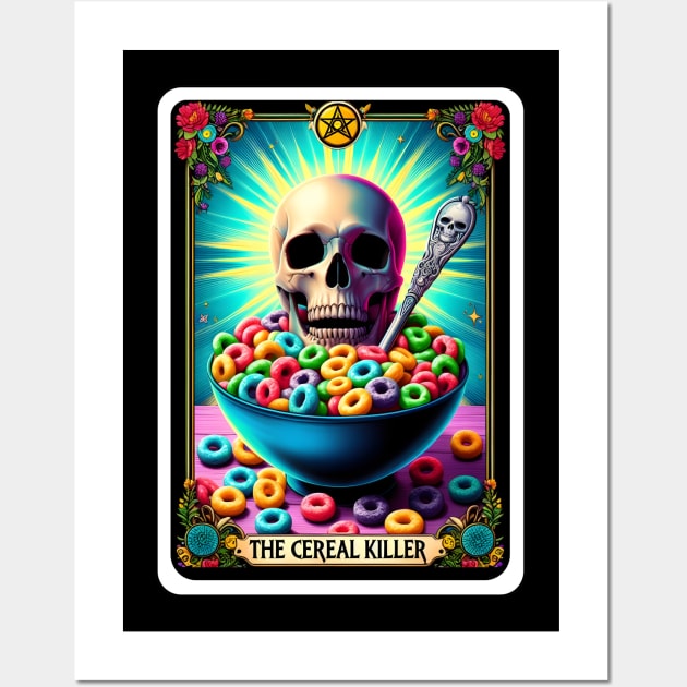 Cereal Killer Funny Tarot Card Wall Art by Printme Darling